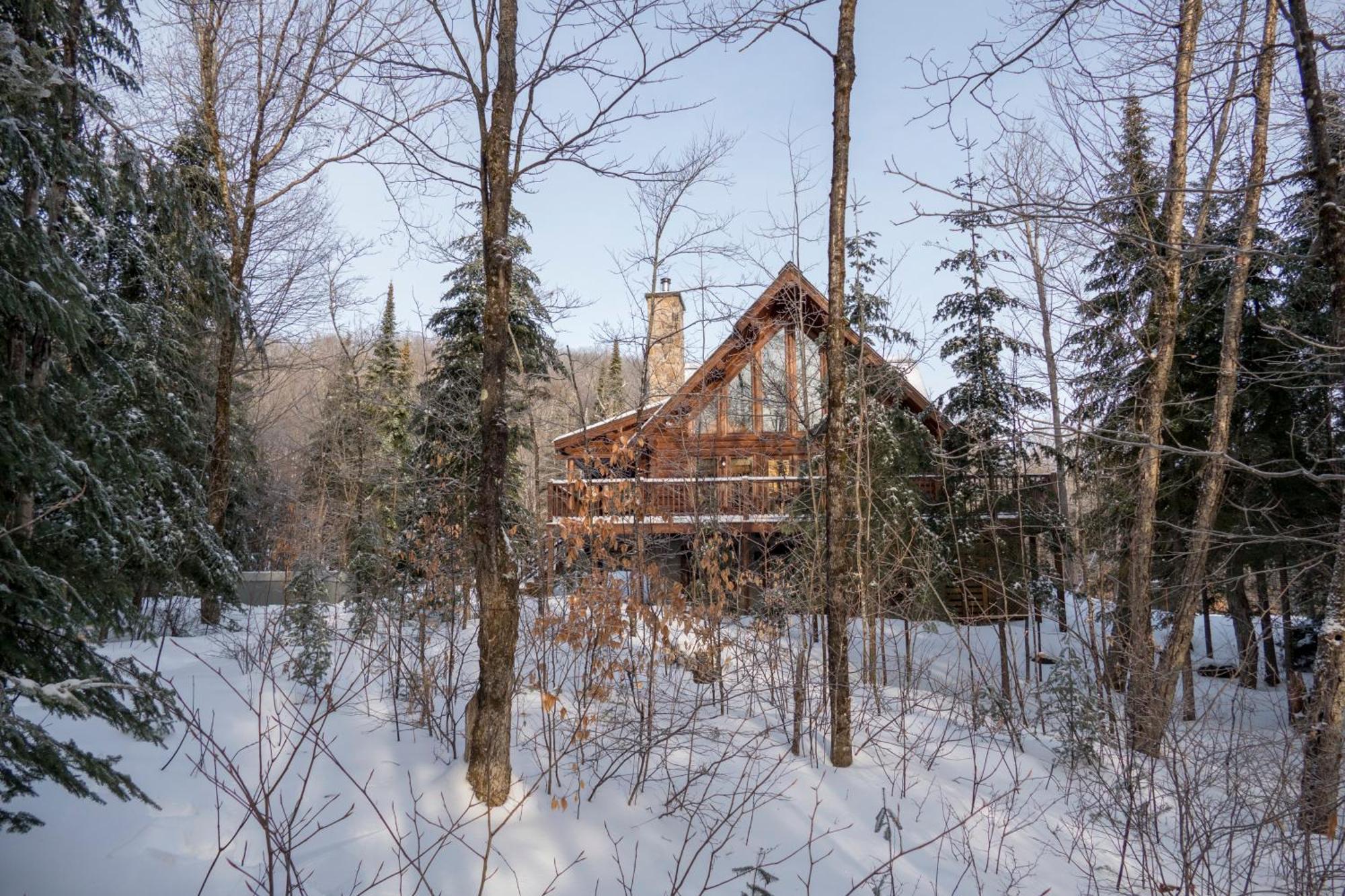 Luxury Lake Loghouse - Mont Tremblant Villa Labelle Exterior photo